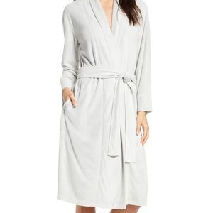New Natori Sierra brushed robe lilac size XL
